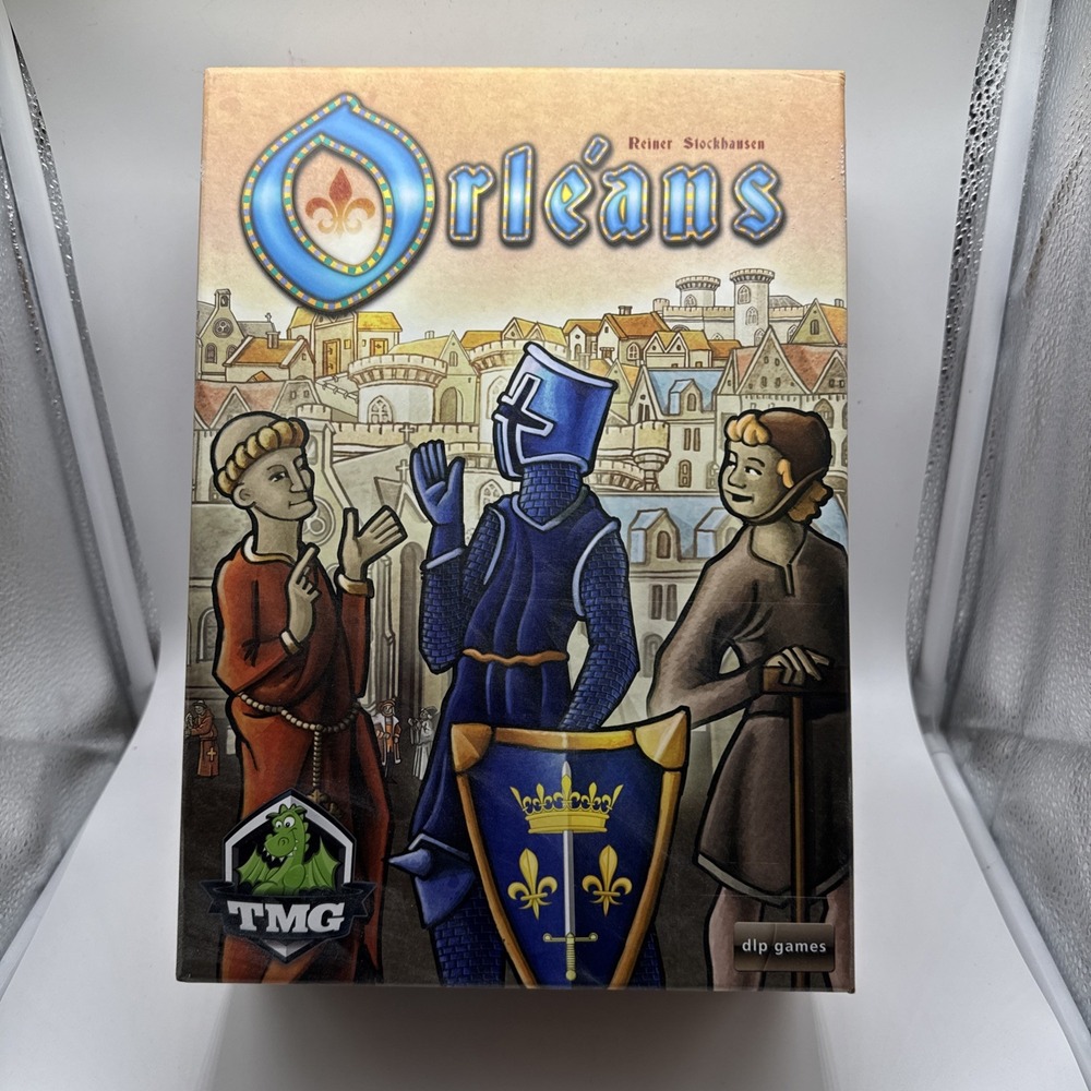 TMG Orleans DELUXE Board Game Unplayed Kickstarter Metal Coins